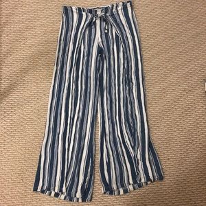 High waisted flowy pants